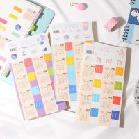 2 Sheets 2023 Year Monthly Calendar Index Page Stickers Bookmark Notebook Agenda  Notes Planner Post Label Stickers  Labels