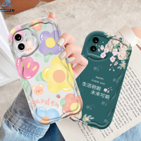 เคส Rixuan สำหรับ iPhone 11 13 14 iPhone 15 12 Pro Max iPhone XR X XS MAX iPhone 6 6S 7 8 Plus SE 2020ดีไซน์ใหม่สวนลับดอกไม้3D ฝาครอบโทรศัพท์ TPU ขอบโค้งมน