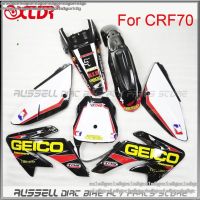 ฮอนด้า CRF สติ๊กเกอร์สำหรับกราฟิก70 CRF70สไตล์มอเตอร์ครอสมอเตอร์ไซค์วิบาก2004-2011 Ce1n3g