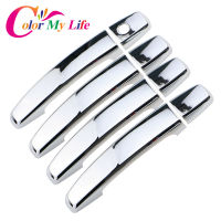 【cw】Color My Life Car Styling ABS Chrome Trim Door Handles Cover Sticker For Chevrolet Cruze 2009-2014 for OPel MOKKA ASTRA Jhot ！