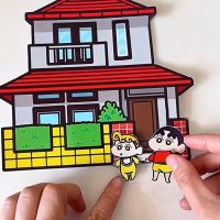 LGI0271 มอนเตสซอรี่ Crayon Shin-Chan Busy Book งานทำมือ ของเล่น DIY การ์ตูน หนังสือสติ๊กเกอร์เด็ก DODO Book ปอมปอมปุริน หนังสือกิจกรรมอนิเมะ สาวๆ