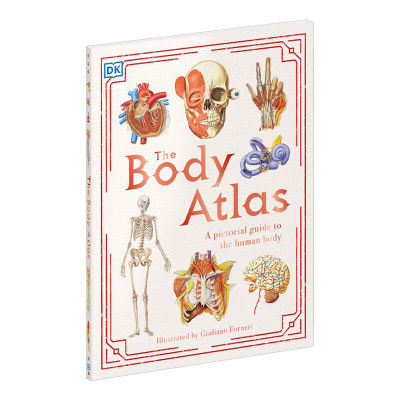 Body atlas explores the mysteries of the human body in English original the body atlas encyclopedia DK childrens English popular science books in English original books