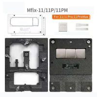 Mfix-1111P11PM BGA Reballing Stencil สำหรับ 11 11pro 11Pro Max กลางชั้น Hard Disk Mainboard ดีบุกปลูกสุทธิ Amaoe