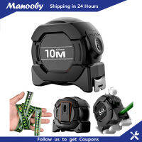 Manooby ตลับเมตรเทคโนโลยีเรืองแสงสีดำแบบล็อคตัวเองขยายฮาร์ดแวร์ไม้บรรทัดเมตรให้กว้างขึ้น