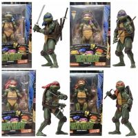 นินจาเต่า NECA 1990 ฉบับภาพยนตร์ TMNT รุ่นจำกัด ตุ๊กตาเคลื่อนย้ายได้ โมเดล กล่องบรรจุด้วยมือ