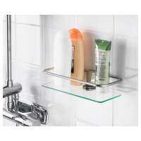 Shower shelf, chrome-plated 24x6 cm.