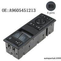 9605450813 Car Electric Power Window Control Switch Door Control Panel for Mercedes-Benz MP4 Truck 9605451213 9605450913