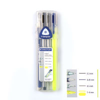 Germany Staedtler Triplus Black Box Office 0.5mm Mechanical Pencil Felt Tip Pen Permanent Marker Pen and Pencil Set Stationery