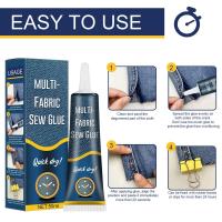 50ML Strong Sticky Sew Glue Cloth Glue Clothes Glue Repair Sofa Instant Quick Fix Repair Adhesive DIY Waterproof Universal Glue Adhesives Tape