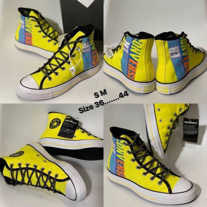 รองเท้าผ้าใบ-converse-หุ้มข้อ-รองเท้าคอนเวิร์ส-รองเท้าผ้าใบผู้หญิง-รองเท้าผ้าใบผู้ชาย