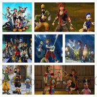 Kingdom Hearts เกม35/300/500/1000ชิ้นตัวต่อจิ๊กซอว์จิ๊กซอว์ของเล่นทำมือเพื่อการศึกษาโดนัลด์ดั๊กกู๊ฟฟี่ Sora