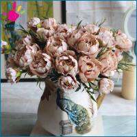 seeding 8 head Festival Supplies DIY Decor Vintage Home Ornament Rose bouquet Artificial Flowers Silk Peony Party Decoration