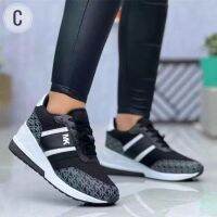 ▲  Wedges Sneakers Lace-Up Breathable Shoes Platform Female Footwear Ladies Vulcanized Zapatillas