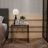 RINA HEY FUSION/50 โต๊ะข้าง SIDE TABLE – สี ดำ