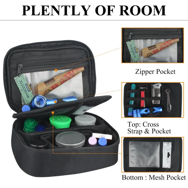 FIREDOG Smell Proof Case 1680D Nylon Odor Proof Bag Carbon Lining