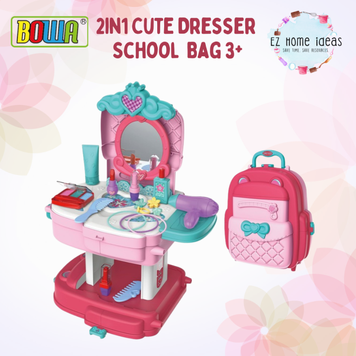 BOWA 2 in 1 School Bag 3+ Improve a child's social skills & cognitive skills FUN BACKPACK TO