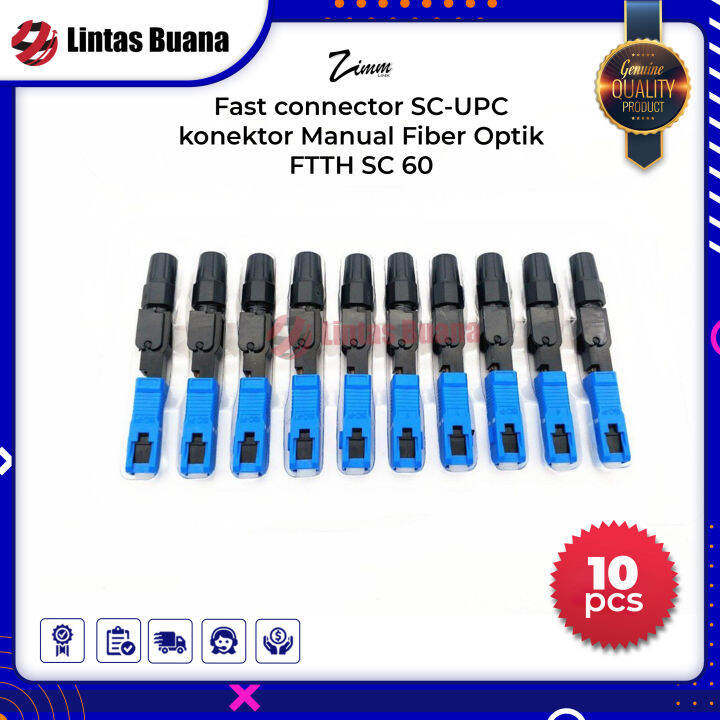 Zimmlink Fast connector SC UPC konektor Manual Fiber Optik FTTH SC 60 ...