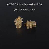 【The-Best】 【big-discount】 FDBRO 0.75ชิ้น  78ซ็อกเก็ตเสียบเข็มคู่ตกแต่งหูฟัง Diy QDC ซ็อกเก็ตแบนตัวเมีย