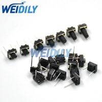 50PCS Middle 2pin 6x6x4.3/5/6/7/8/9/10mm Switch Tactile Push Button Switches 6x6x4.3 6x6x5 6x6x6 6x6x7 6x6x8 6x6x9 6x6x10