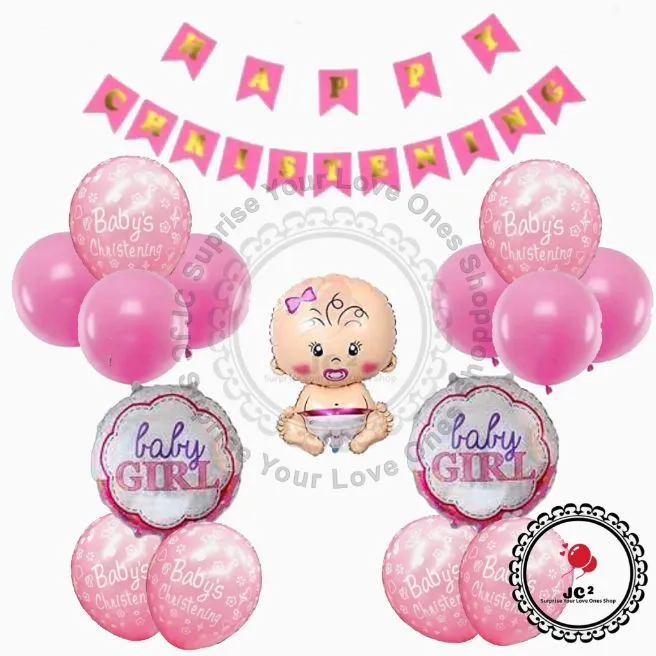 Christening Decoration Package3 (Big Christening Banner) Lazada PH