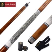 Xu61aa Weichster ไม้เมเปิ้ล1/2บิลเลียด58 ",ไม้คิวพูล Birdeye ที่ห่อหนังงู19ถึง20ออนซ์13ปลายขนาดมิลลิเมตร