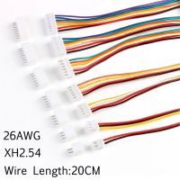 ARRIESS 26AWG 20ซม. 2/3/4/5/6/7/8/9/10 Pin หัวสายตัวผู้ปลั๊กตัวเมีย XH 2.54มม. สายเคเบิลขั้วสายเคเบิลตัวเชื่อมต่อสายเคเบิลสายไฟเทอร์มินัล