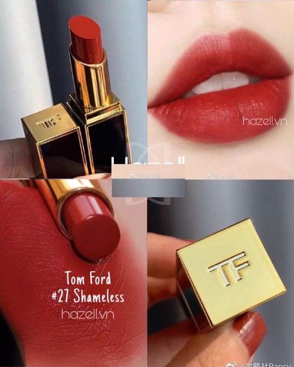 Son Tom Ford 27 Shameless - Đỏ Gạch 