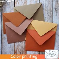 Pure Color Luxury Paper Envelope Earth Color Series 10.5x15.5cm For Wedding Invitation Envelope Greeting Card Gift Envelope