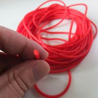 Diameter 2mm solid elastic rubber line 10m rubber line for fishing traditional level round elastic rope tied line fish