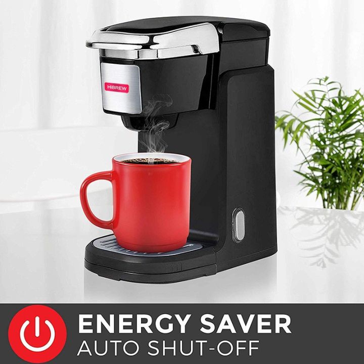 hibrew-household-coffee-maker-mini-single-serve-k-cup-pod-coffee-brewer-for-pods-grounds-amp-loose-leaf-tea-with-reusable-filter-blackwhite