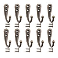 Vintage Door Hooks Zinc Alloy Construction Available in Various Colors