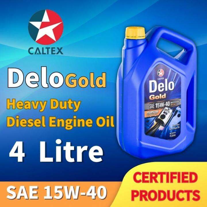 Engine oil Caltex Delo MGX Gold SAE 15W40 14 Liters lube Heavy duty