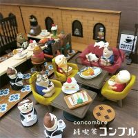 【hot sale】 ❃◆ B09 Decole Scene Toy Coffee Shop Zakka cartoon Cat Doll Miniature Figurine home Garden action Figures Decoration Girl toy gift