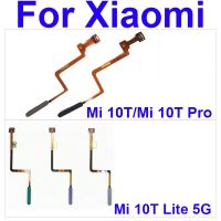 ลายนิ้วมือเซ็นเซอร์ Touch ID Scanner Key Flex Cable สําหรับ Xiaomi Mi 10T 10TPro Mi 10T Lite 5G Home Return Power Button Flex Ribbon