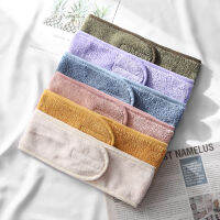 Soft Toweling อุปกรณ์เสริมผมหญิง Headbands สำหรับล้างหน้า Bath แต่งหน้าผม Band ผู้หญิงปรับสปา Facial Headband...