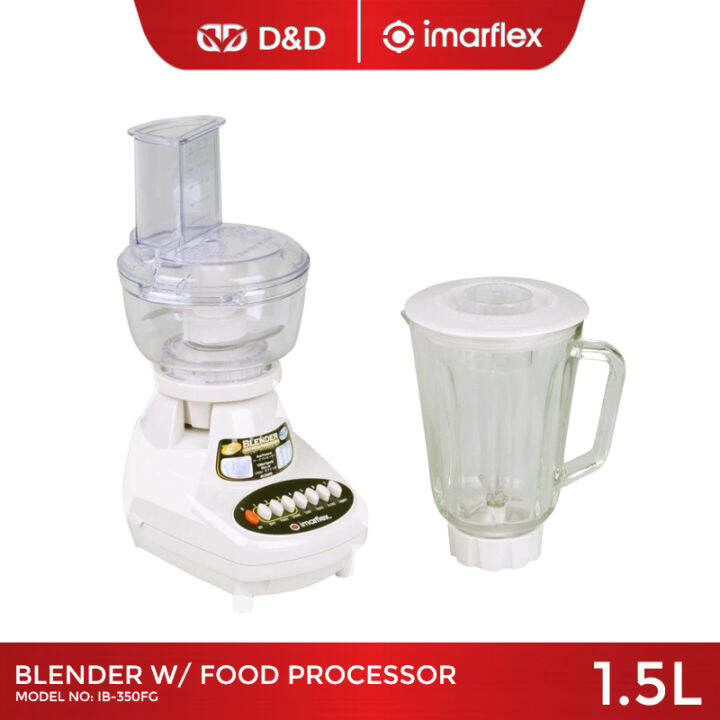 D&D Imarflex Blender with Food Processor (IB350FG) Lazada PH