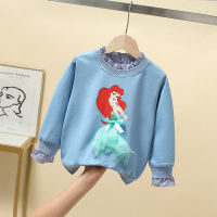 Girls Sweatshirt Long Sleeve Spring Fall Kids Tops Clothes for Girl Sweet Ruffle Toddler Children Hoodies Shirts