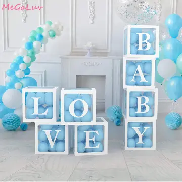 Transparent Balloon Box, First Birthday Balloons, Shower Decoration