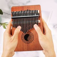 【YF】 17 Kalimba 21 Thumb Kids Adults Mahogany Music Percussion Accessories