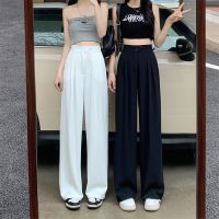 ‘；’ Mexzt Streetwear Women Korean Y2K Wide Leg Pants Oversize Loose 4Xl Elastic High Waist Suit Pants Lady Casual Straight Trousers