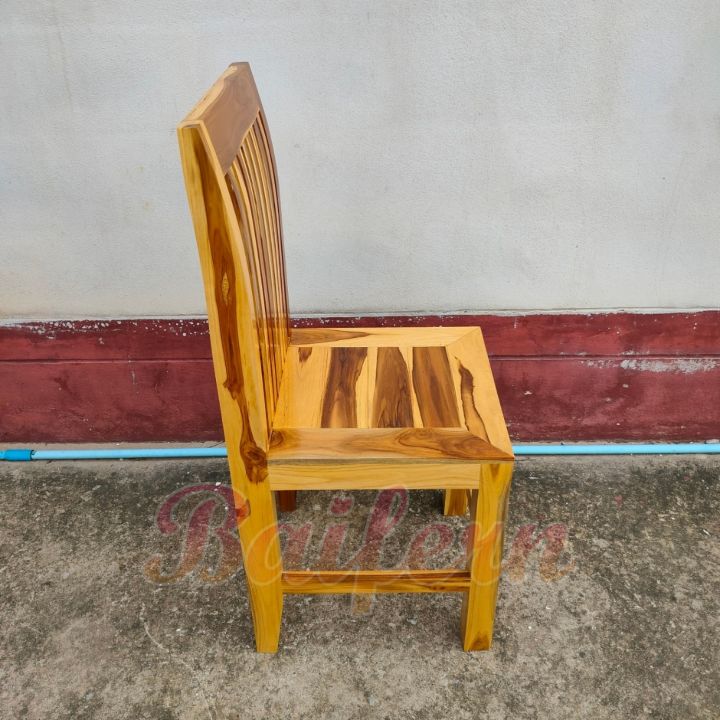 bf-เก้าอี้ไม้สัก-เก้าอี้พนักพิงไม้สัก-อย่างหนา-รับน้ำหนักได้มาก-เก้าอี้โต๊ะอาหาร-สีเคลือบเงาใส