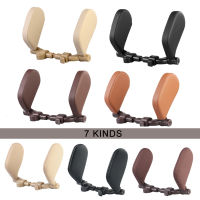 Car Neck Rest Headrest Cushion U-shaped Pillows Leather Cloth Memory Foam Travel Sleeping Side Support For Children And s