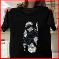 เสื้อยืดคอกลมขายดี เสื้อยืดลําลอง แขนสั้น พิมพ์ลายอนิเมะ Villain Satoru Gojo Jujutsu Kaisen สําหรับผู้ชาย S-5XL