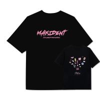 Kpop Stray Maxident Album Fans Support Shirts Streetwear Loose Clothes Tshirt Tshirt