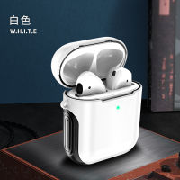 เคสป้องกัน AirPods สำหรับหูฟัง Apple 2ซิลิโคนเหลวบางกล่องบลูทูธไร้สาย Airpod บางเฉียบสติกเกอร์ Airpod สติ๊กเกอร์กันฝุ่น Iphone เคส Pro โปร่งใสรุ่นที่สอง1 Soft 3Ipods