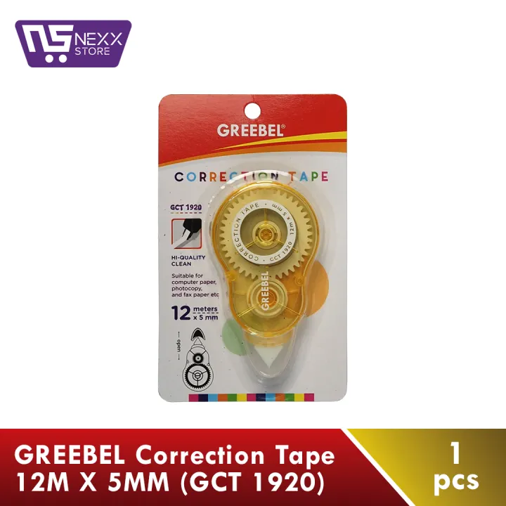 Tipp-Ex Mini Pocket Mouse Correction Tape 6 X 5 Mm White 6 Rolls