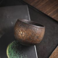 Japanese Style Cup Single Cup Tea Appreciation Cup Retro Japanese Style Stoneware Kung Fu Small Tea Cup Ceramic Teacup Mug Bowl