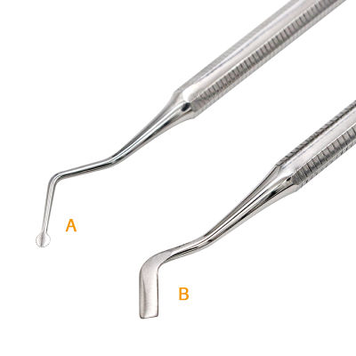 ทันตกรรม Gingival Retraction สาย Packer สแตนเลส Gingival Separator ทันตกรรม Scaler Double Ends เครื่องมือ2รุ่นสำหรับ Choos