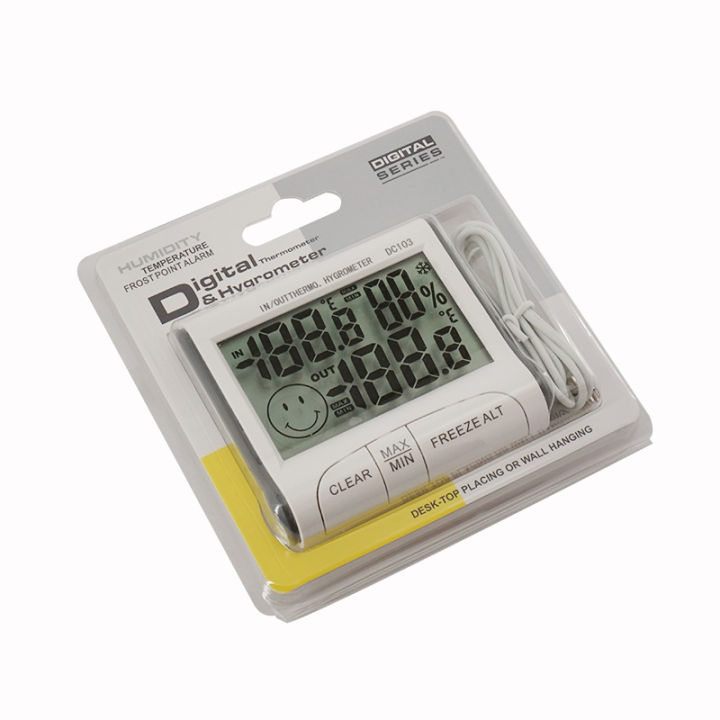 digital-humidity-meter-dc103-thermometer-moisture-meter-เครื่องวัดความชื้นอากาศ-วัดอุณหภูมิ-ความชื้น-ห้อง-นอน-วัดความชื้นสัมพัทธ์-ความชื้นสมบูรณ์-เครื่องวัดอุณหภูมิห้อง