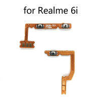 สำหรับ OPPO Realme 6i เปิด/ปิดสวิตช์เปิดปิดที่ปรับเสียงขึ้นลงด้านข้างปุ่มปรับสายอะไหล่ทดแทน